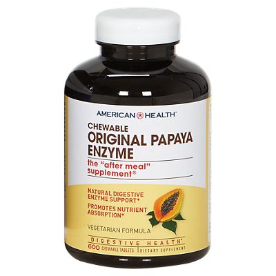 CHEWABLE ORIGNAL PAPAYA ENZYME 600 TABS